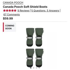 Canada pooch soft shell dog boots